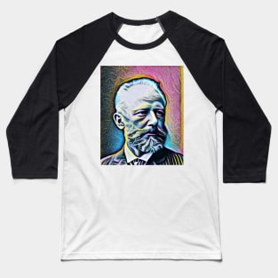 Pyotr Ilyich Tchaikovsky Portrait | Pyotr Ilyich Tchaikovsky Artwork 10 Baseball T-Shirt